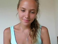 An Exotic Homemade Video Featuring An Eighteen-year Old Girl Performing A Solo Sex Act And Exposing Her Large Breasts.